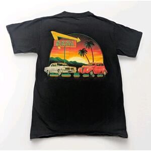 In-N-Out Burger Las Vegas LV Classic Cars Hot Rod T Shirt Sunset Palm Trees Sz S